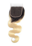 DIAMOND MINK BODYWAVE BLONDE W/ DARK ROOTS CLOSURES