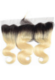 DIAMOND MINK BODYWAVE BLONDE W/ DARK ROOTS FRONTAL
