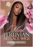 LET'S BLOOM: MINK PERUVIAN HD LACE WIGS