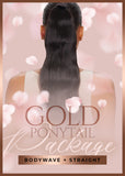 WEDDING EDITION: GOLD PONYTAIL PACKAGE